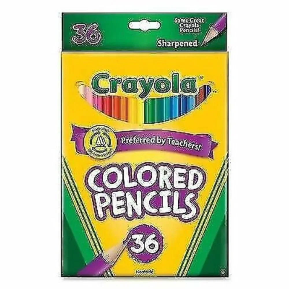Crayola 68-4036 Presharpened Colored Pencils Set - Multicoloured, 36 Pieces